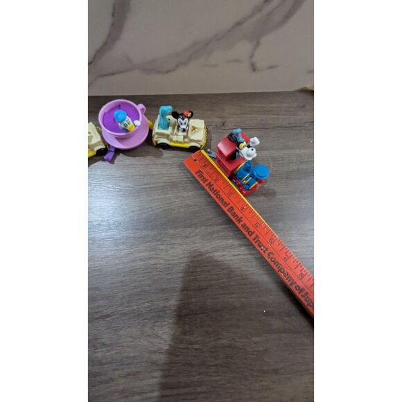 Disney McDonalds Happy Meal Toys Mickey & Friends Train Set Plastic Figures Retr - Picture 7 of 7